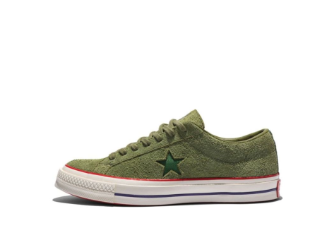 Converse Undefeated x One Star Suede Low Olive Ox (158894C) grün