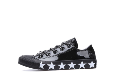 Converse Miley Cyrus x Chuck Taylor All Star Low Patent Ox (563720C) schwarz