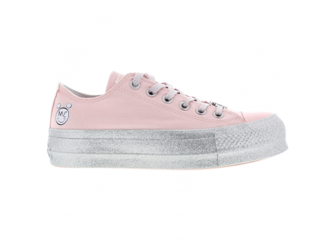  x Miley Chuck Cyrus Taylor All Star Lift Ox (562237C) pink