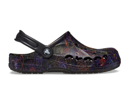 Crocs Baya Floral (210450-001) schwarz