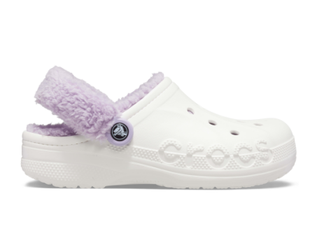 Crocs Baya Lined Fuzz Strap (206633-577) weiss