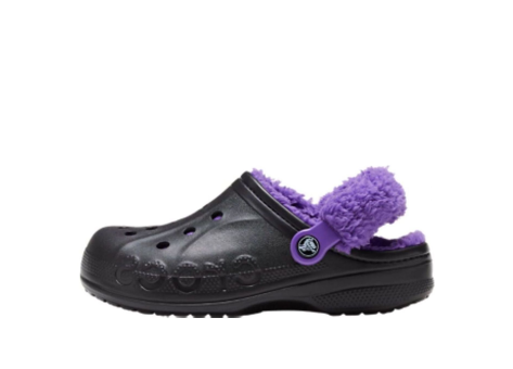 Crocs Baya Lined Fuzz Strap Clogs (20663309V) bunt