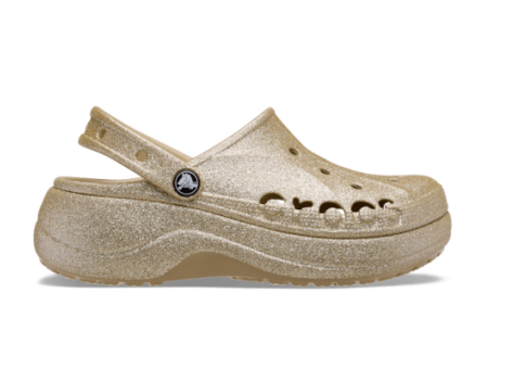 Crocs Baya Platform Glitter (208459-212) gold