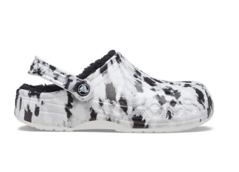 Crocs Baya Lined Clog Fleece Gray Slippers Grey (205975-10M) bunt