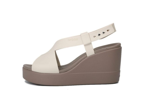 Crocs Brooklyn Lightweight Cement Sandals Gray (206222-16T) beige