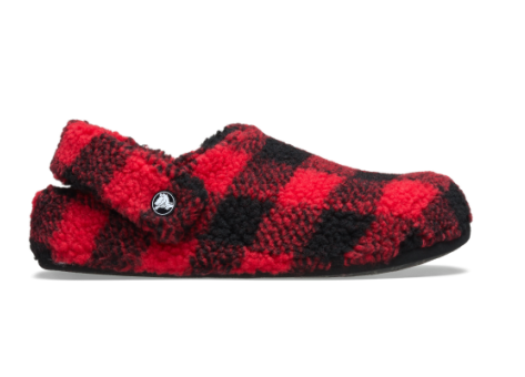 Crocs Classic Check Cozzzy Slipper (210755-6WG) rot