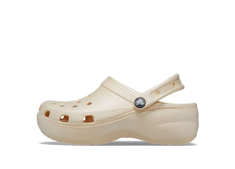 Crocs Classic Clog Platform Shimmer Vanilla (208590-108) beige