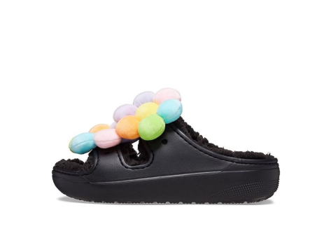 Crocs Classic Cozy Daisy Clogs Multi (209240-001) schwarz