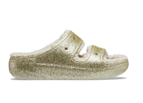 Crocs Classic Cozzzy Glitter II (208979-160) weiss