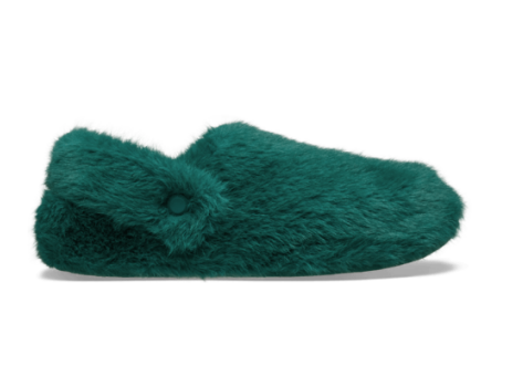 Crocs Classic Cozzzy Luxe Slipper (211826-3AS) grün