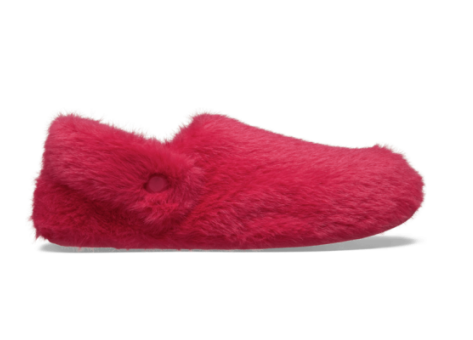 Crocs Classic Cozzzy Luxe Slipper (211826-7AQ) rot