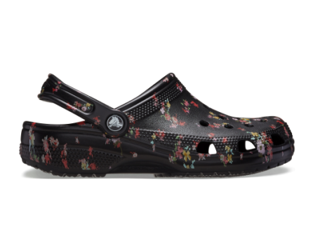 Crocs Classic Ditsy Floral (210397-001) schwarz