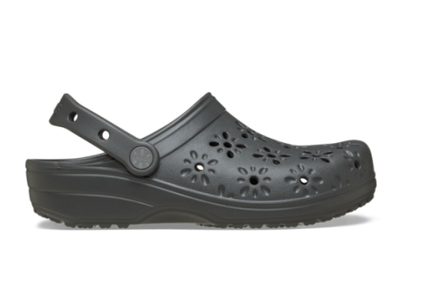 Crocs Classic Floral Cut Out (210927-0LD) schwarz