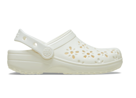 Crocs Classic Floral Cut Out (210943-0WV) weiss