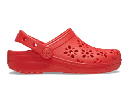 Crocs Classic Floral Cut Out (210943-6ZR) rot