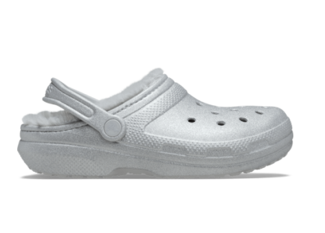 Crocs Classic Fuzz Lined Glitter (211928-040) grau