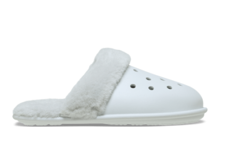 Crocs Classic Fuzz Scuff (212143-1NK) weiss