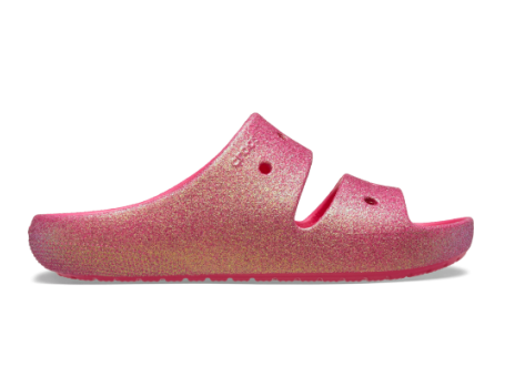 Crocs Classic Iridescent Glitter 2.0 (210971-6ZQ) rot