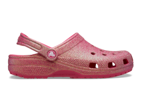 Crocs Classic Iridescent Glitter (211005-6ZQ) rot