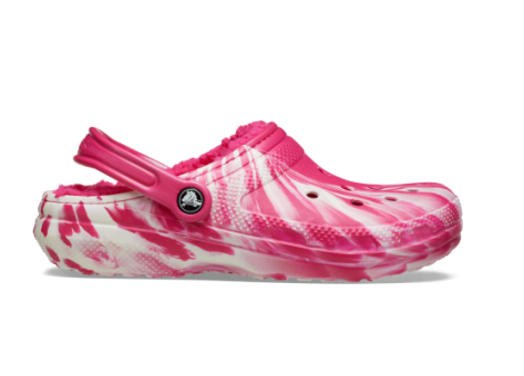 Crocs Classic Lined Glow in the Dark Marbled (211051-6ZQ) rot