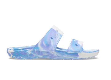Crocs Classic Clog Marble Beach Blue Slippers (207701-1FK) bunt