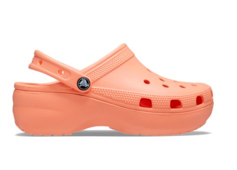 Crocs Classic Platform Papaya Clog (206750-83E) orange