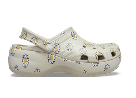 Crocs Classic Platform Floral (212668-1WY) beige