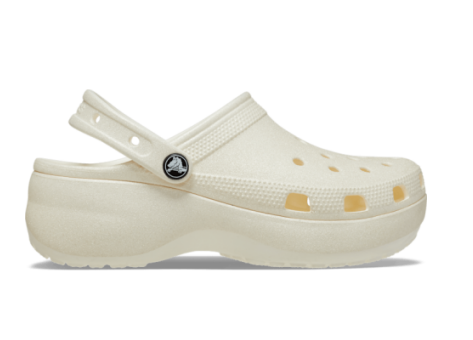 Crocs Classic Platform Glitter (207241-0WV) beige