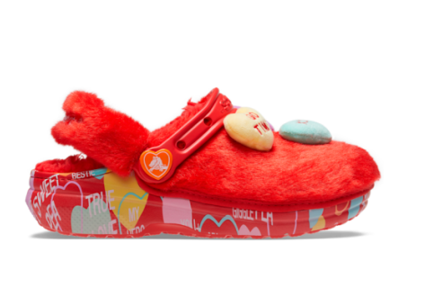 Crocs Classic x Clog Sweethearts Fur (207741-610) rot