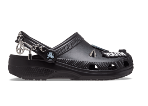 Crocs Classic Feel The Positivity (207571-001) schwarz