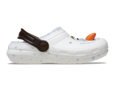 Crocs Classic Frozen Olaf Lined Clog (210234-90H) weiss