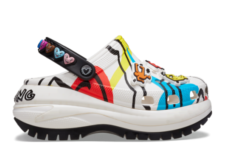 Crocs Keith Haring Mega Crush (209822-001) weiss