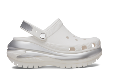 Crocs Mega Crush Metallic (210368-138) weiss