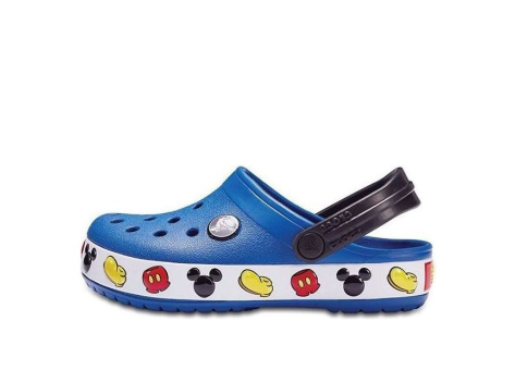 Crocs Small Mickey Cozy Non Slip Sports Sandals 204992 4GX (204992-4GX) blau