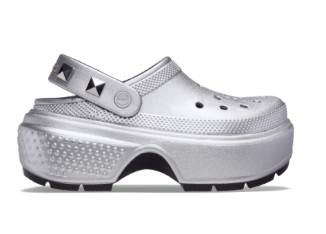 Crocs Stomp Metallic Clog (210362-040) grau