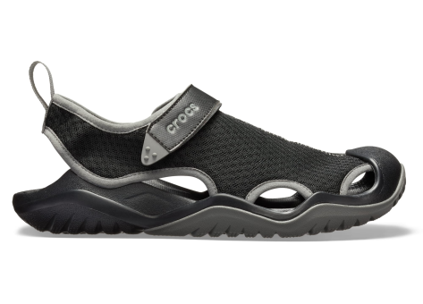 Crocs Swiftwater Sandals Dark Grey (205289-001) schwarz