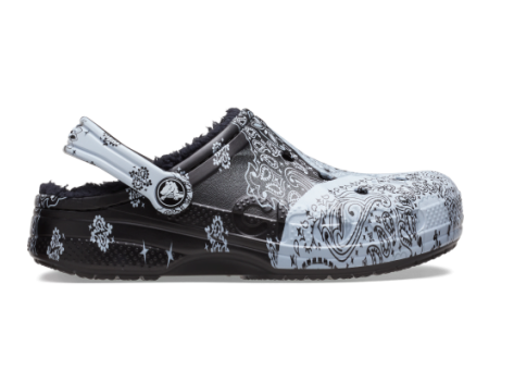 Crocs Toddler Baya Lined Printed (207653-066) schwarz