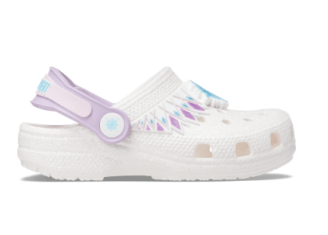 Crocs Toddler Classic Frozen Clog (207715-100) weiss