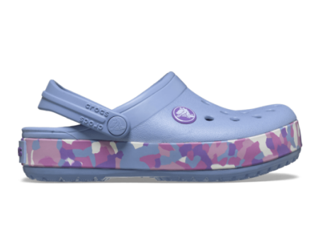 Crocs Toddler Crocband Glow Confetti Band (212524-4ZA) blau