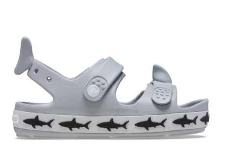 Crocs Toddlers Crocband Cruiser Shark (210031-007) grau