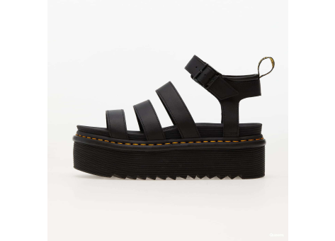 Dr. Martens Blaire Quad Hydro Leather Platform Strap Sandals (DM27296001) schwarz