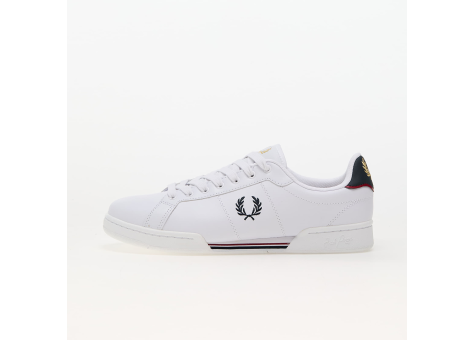 Fred Perry B722 Leather Navy (B6311 567) weiss