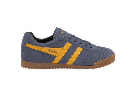 GOLA Harrier Suede Leder 2024 mondlichtblau sonnengelb (CMA192-IY) blau