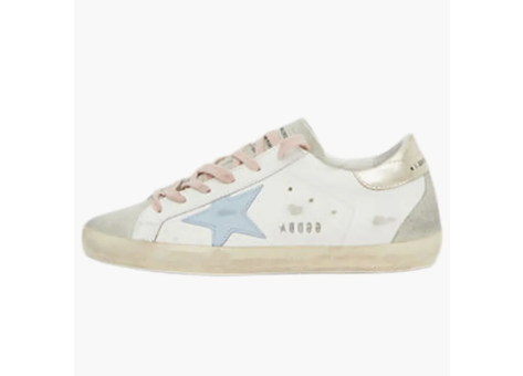 Golden Goose Super star Silver Ice Blue womens (GWF00102.F003190.81774) weiss