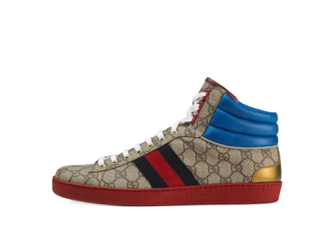 GUCCI Ace GG High Top Beige Ebony (555144-92T20-9794) bunt