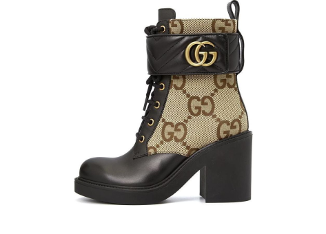 Gucci Boot with Double G Camel Ebony (719849-AABD0-1183) braun