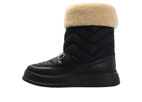 GUCCI Chevron Boot With Horsebit (673124-UFR20-1061) schwarz