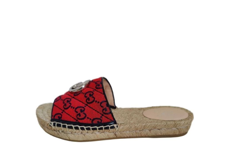 GUCCI GG matelass canvas espadrille sandal (661393-2UZO0-6490) bunt