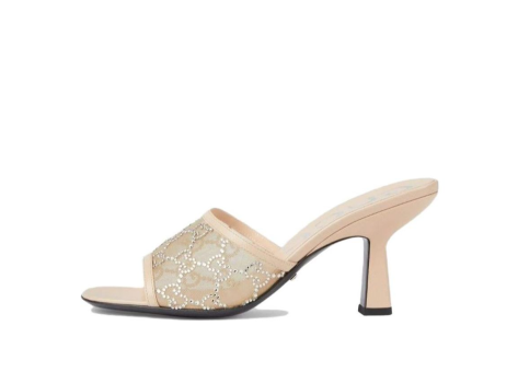 GUCCI GG Mid Heel Sandal Rose Beige (747245-F13B0-9941) beige