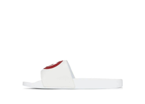 GUCCI GG Pattern Leather Slipper (644756-0R0F0-9083) weiss